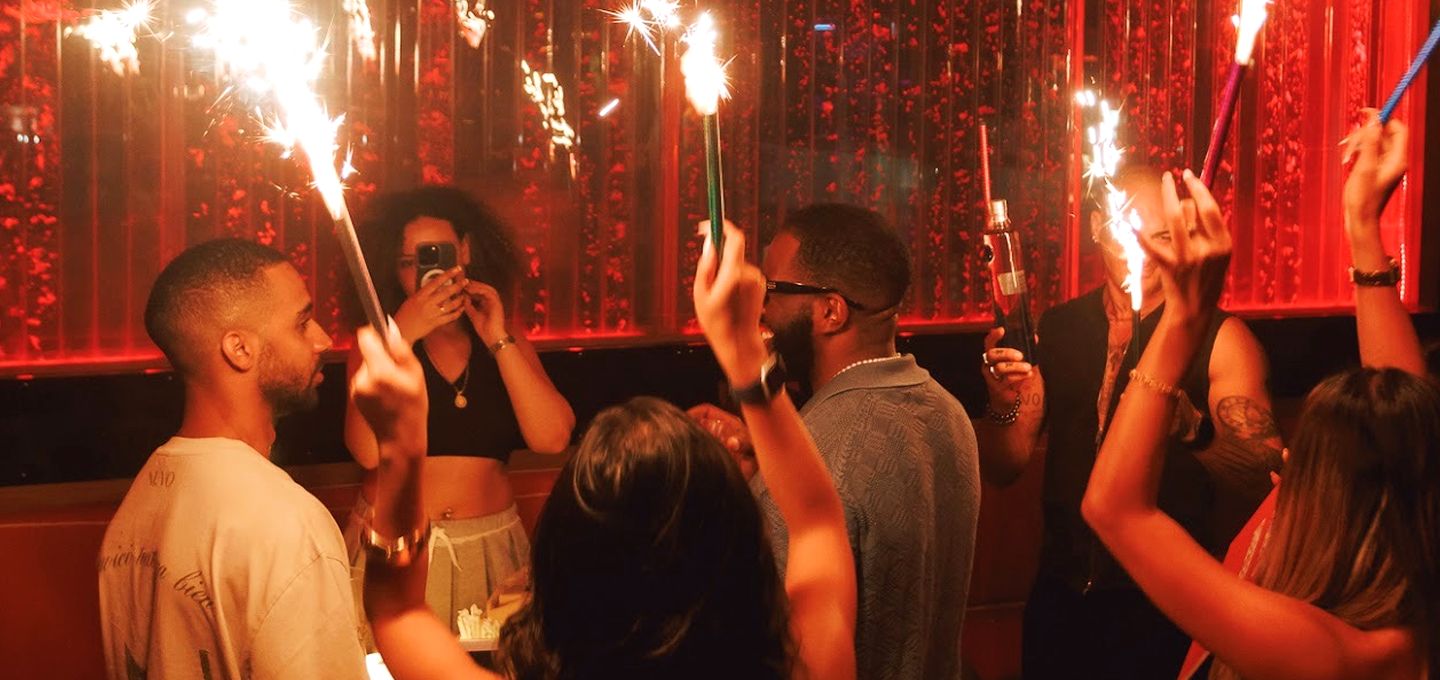 Sparklers at Afro Phuket